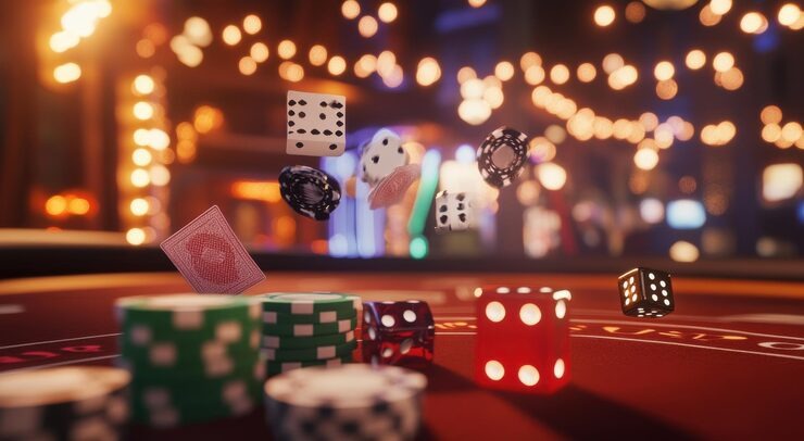 Multi-camera HD broadcast HD multi-camera view of Poker Indonesia game on jp123